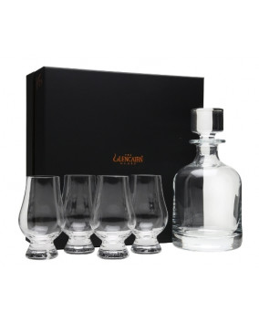 Cutie Cadou 4 Pahare Whisky si Decantor Iona | Glencairn Cristal |